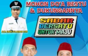 Bang Sada Gandeng Lalan Wahyufi Sulaeman Maju Cakades Sriamur, Usung Visi Desa Bersih Aman dan Nyaman