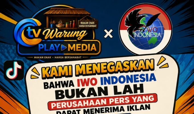 Sikapi Polemik Media Sosial, IWO Indonesia Tegaskan Posisi Sebagai Organisasi Profesi Wartawan, Bukan Perusahaan Pers Pencari ADV