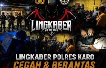 Sehari Dibentuk, Tim Lingkaber Polres Karo Gagalkan Tawuran dan Ungkap Dugaan Judi Serta Narkoba