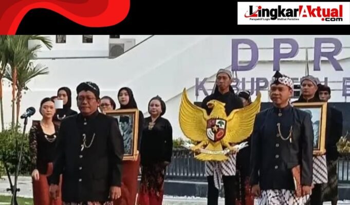 Peringati Hari Lahir Pancasila, DPRD Kabupaten Blitar Berangkatkan Kirab Brokohan Pancasila