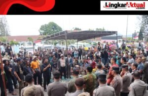 Polres Karo Amankan Aksi Unjuk Rasa Warga Desa Doulu dan Desa Semangat Gunung, Situasi Tetap Kondusif