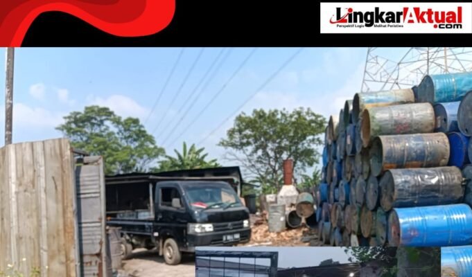 Gudang Produksi Thinner di Kp. Muara Bakti Jalan Pertamina Muara Babakan Babelan, Diduga Ilegal dan Mencemari Lingkungan