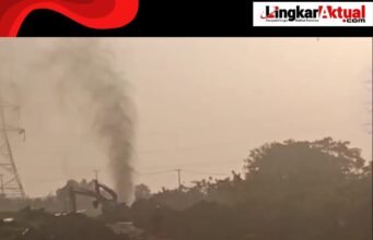 Heboh, Semburan Gas Diduga Akibat Kebocoran Pipa Pertamina Terjadi di Bunibakti Babelan, Bekasi