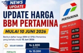 Kabar Kenaikan Harga BBM Pertamina Mulai 10 Juni 2026 Bikin Warga Resah, Daya Beli Terancam Melemah