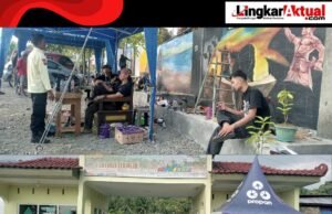 Walicung Mural 2 “Peradaban Kuno Nusantara” Lomba Mural & Mewarnai Ramaikan Malam Walicung Park