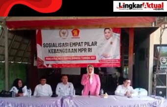 Hj. Wardatul Asriah, MBA Anggota MPR RI Fraksi Partai Gerindra Sosialisasikan Empat Pilar Kebangsaan di Saung Naga Hitam