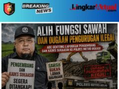 Diduga Alih Fungsi Lahan Pertanian, DPD IWO Indonesia Laporkan Pengembang dan Kades Sukaasih ke Polres Metro Bekasi