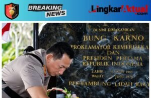 Jelang Hari Bhayangkara ke-80, Kapolri Ziarah ke Makam Bung Karno di Blitar Serap Nilai Kepemimpinan Bangsa