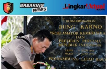 Jelang Hari Bhayangkara ke-80, Kapolri Ziarah ke Makam Bung Karno di Blitar Serap Nilai Kepemimpinan Bangsa