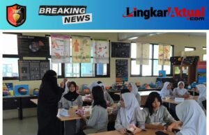 Siswa SMPN 26 Bandung ikuti penyuluhan HIV-AIDS dari Poltekkes Kemenkes Bandung