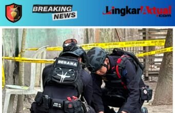 Bersihkan Rumah Mendiang Ayah, Warga Sutojayan Temukan Diduga Granat Nanas, Tim Gegana Lakukan Disposal