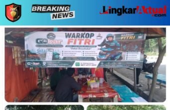 Dukung UMKM Karawang, GOKAR Bagikan Spanduk Gratis Kepada Pemilik Warung dan Warkop