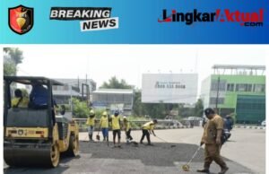 Pemkot Tangerang Perbaiki Jalan Puri Beta Larangan, Pengendara Kini Lebih Aman Melintas