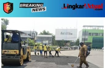 Pemkot Tangerang Perbaiki Jalan Puri Beta Larangan, Pengendara Kini Lebih Aman Melintas