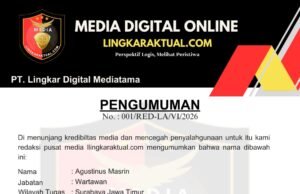 PENGUMUMAN RESMI, MEDIA LINGKARAKTUAL.COM