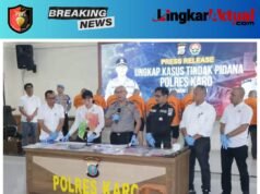 𝗣olres Karo Tangkap 9 Tersangka Kasus Penganiayaan di kawasan gunung Sibayak, satu remaja tewas mengenaskan & 6 lainnya babak belur