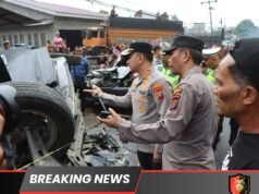 Tabrakan Beruntun di Sibolangit, Polisi Bergerak Cepat Evakuasi Korban dan Pulihkan Arus Lalu Lintas