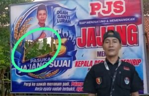 Kabiro Media Lingkar Aktual, “Agung, Kecam Keras Aksi Perusakan Baliho Cakades Sumber Urip H. JS