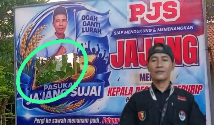 Kabiro Media Lingkar Aktual, “Agung, Kecam Keras Aksi Perusakan Baliho Cakades Sumber Urip H. JS