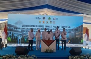 Groundbreaking Infrastruktur BRT Bandung Raya dan Penandatanganan Kesepakatan Sharing Pendanaan PSO Resmi Dimulai
