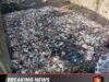 Tumpukan Sampah Tutupi Aliran Sungai Cikendal di Cigondewah Kaler, Kondisi Memprihatinkan Kembali Terjadi