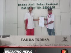 DPD IWO Indonesia Kabupaten Bekasi Ucapkan Terima Kasih Kepada BAZNAS