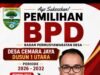 Michael Lendo Maju Calon BPD Desa Cemara Jaya, Bawa Semangat Amanah dan Transparansi
