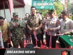 Peresmian Sarana Air Bersih Kodim 0616/Indramayu di Desa Cibeber