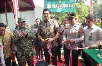 Peresmian Sarana Air Bersih Kodim 0616/Indramayu di Desa Cibeber