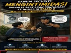 Diduga Mendapat Intimidasi Oknum Security Saat Kunjungan ke SMAN 2 di Jember