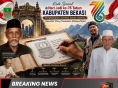 Kado Spesial di Hari Jadi ke 76 Tahun Kabupaten Bekasi: Menghidupkan Kembali Sabda Sesanthi, Menafsir Ulang Swatantra Wibawa Mukti