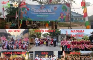 Warga Perum Star Perdana Residence Sukatani Rayakan HUT RI Ke-81 dengan Semangat Carnaval dan Prestasi
