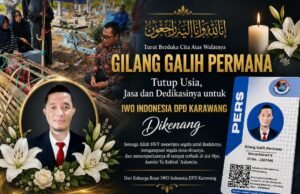 Gilang Galih Permana Tutup Usia, Jasa dan Dedikasinya untuk IWO Indonesia DPD Karawang Dikenang