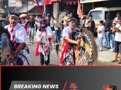 Parade Jaranan Se-Kecamatan Sutojayan Meriahkan Pesta Seni Budaya Blitar