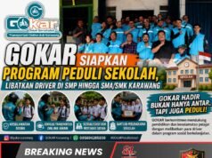 “GOKAR Siapkan Program Peduli Sekolah, Libatkan Driver di SMP Hingga SMA/SMK Karawang”