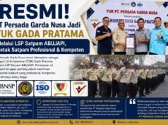 RESMI! PT Persada Garda Nusa Jadi TUK Gada Pratama Melalui LSP Satpam ABUJAPI, Cetak Satpam Profesional & Kompeten