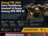 Sinergi TNI–Polri Kunci Kamtibmas Kondusif di Depan Gedung DPR/MPR RI