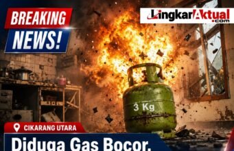 Horor!!! Diduga Gas Bocor, LPG 3 Kg Meledak di Cikarang Utara: Enam Orang Terbakar, Ayah dan Anak Meninggal Dunia