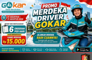 Sambut HUT RI, GOKAR Luncurkan Promo Merdeka Driver dengan Bonus Harian