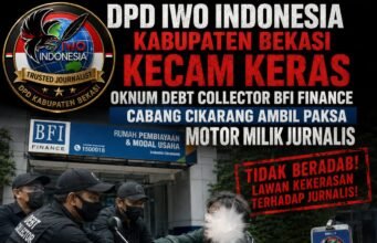 DPD IWO Indonesia Kabupaten Bekasi Kecam Keras Oknum Debt Collector BFI Finance Cabang Cikarang Ambil Paksa Motor Milik Jurnalis