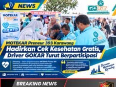 MOTEKAR Preneur 393 Karawang, Hadirkan Cek Kesehatan Gratis, Driver GOKAR Turut Berpartisipasi
