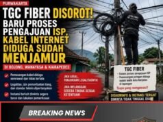 Apakah Diskominfo Purwakarta Mengetahui, TGC Fiber Disorot!! Baru Proses Pengajuan ISP, Kabel Internet Diduga Sudah Menjamur di Purwakarta