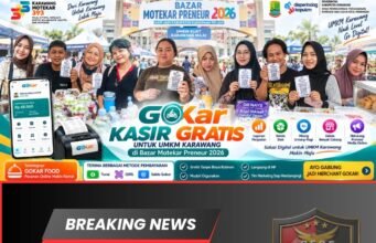 GOKAR Dorong UMKM Karawang Naik Kelas Lewat Kasir Gratis di Bazar Motekar Preneur