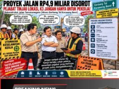 Jalan Tarumanegara di Rekontruksi Rp4,9 Miliar, Pemetapan K3 Jadi Sorotan