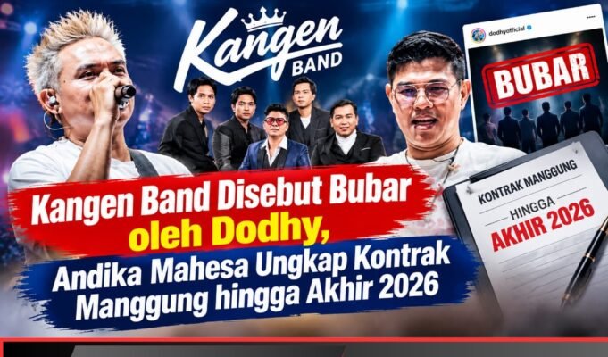 Kangen Band Disebut Bubar oleh Dodhy, Andika Mahesa Ungkap Kontrak Manggung hingga Akhir 2026