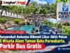 Masyarakat Antusias Nikmati Libur Akhir Pekan di Wisata Alam Taman Batu Purwakarta, Parkir Bus Gratis