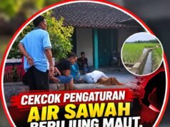 Cekcok Pengaturan Air Sawah Berujung Maut, Warga Masaran Sragen Ditikam Tetangganya