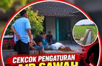 Cekcok Pengaturan Air Sawah Berujung Maut, Warga Masaran Sragen Ditikam Tetangganya