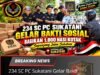 234 SC PC Sukatani Gelar Bakti Sosial, Bagikan 1.000 Nasi Kotak Sepanjang Jalan Sukatani