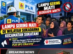 Lampu Sering Mati Beberapa Waktu di Sukadarma, Warga: “Ada Apa dengan PLN Lemah Abang?”